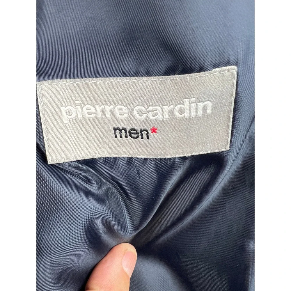 Pierre Cardin Wool Blend Houndstooth Blazer Sport Coat Size 42R Office Career‎
